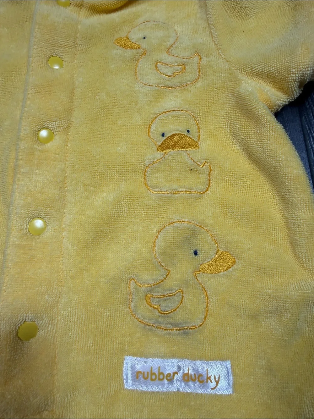 Vintage Tykes by Carters Hooded Duck Romper One-Piece